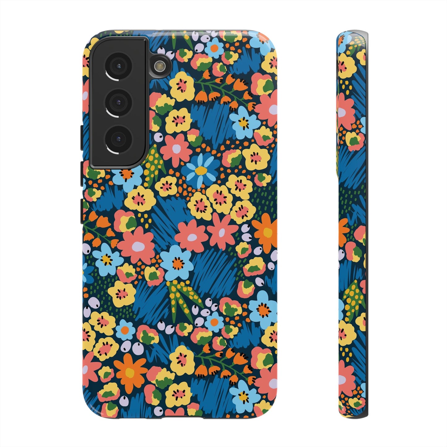 Bloom Burst: Color and Joy Themed Phone Case for iPhone, Samsung Galaxy and Google Pixel devices