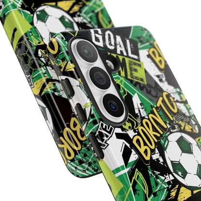 Born to Goal: Football-inspired phone case for iPhone and Samsung Galaxy