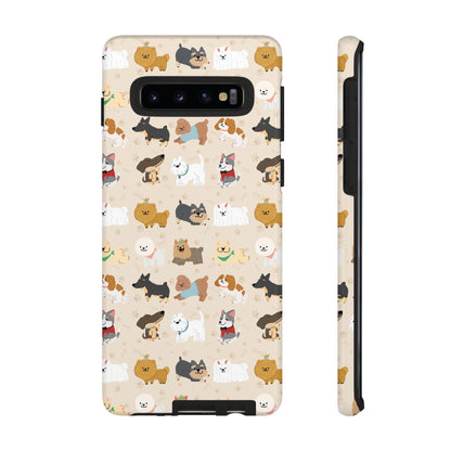 Cute Dogs: Tough Case for iPhone, Samsung Galaxy and Google Pixel devices
