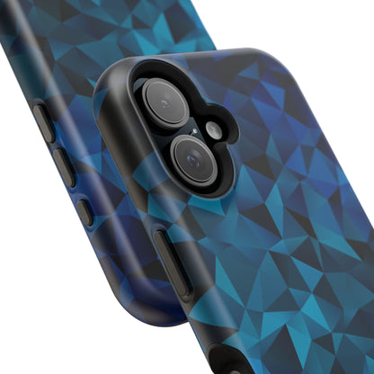 Blue Diamonds (MagSafe version): Elegant phone case for iPhone