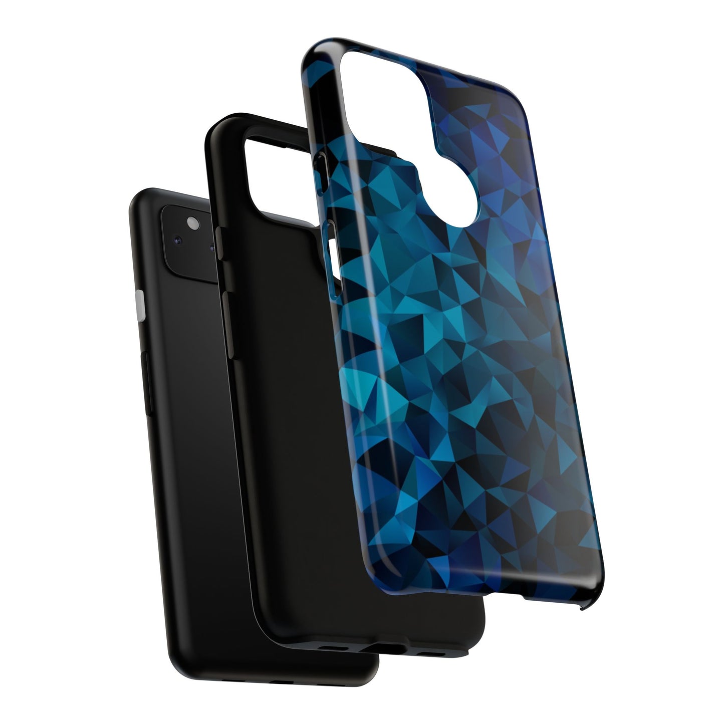 Blue Diamonds: Phone Case with Elegant Prints for iPhone, Samsung Galaxy and Google Pixel devices