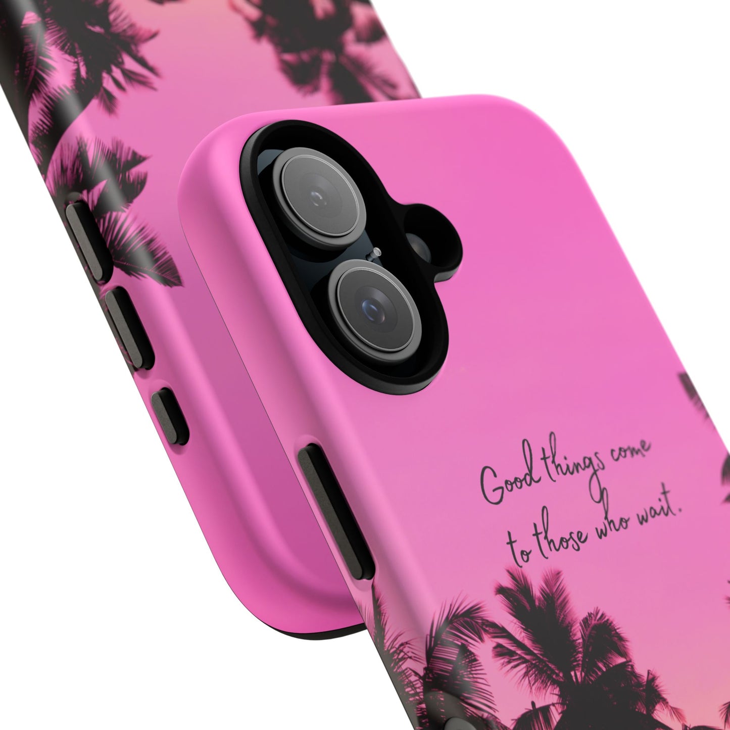 Sunset Serenity: Good things come to those who wait - Phone Case for iPhone, Samsung Galaxy and Google Pixel