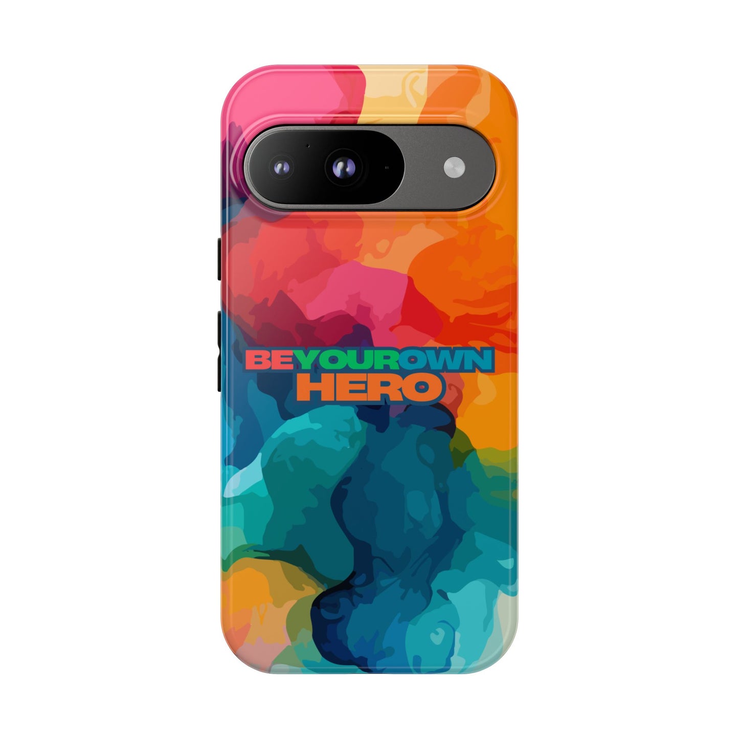 Be Your Own Hero: Inspiring Quote Phone Case for iPhone, Samsung Galaxy and Google Pixel