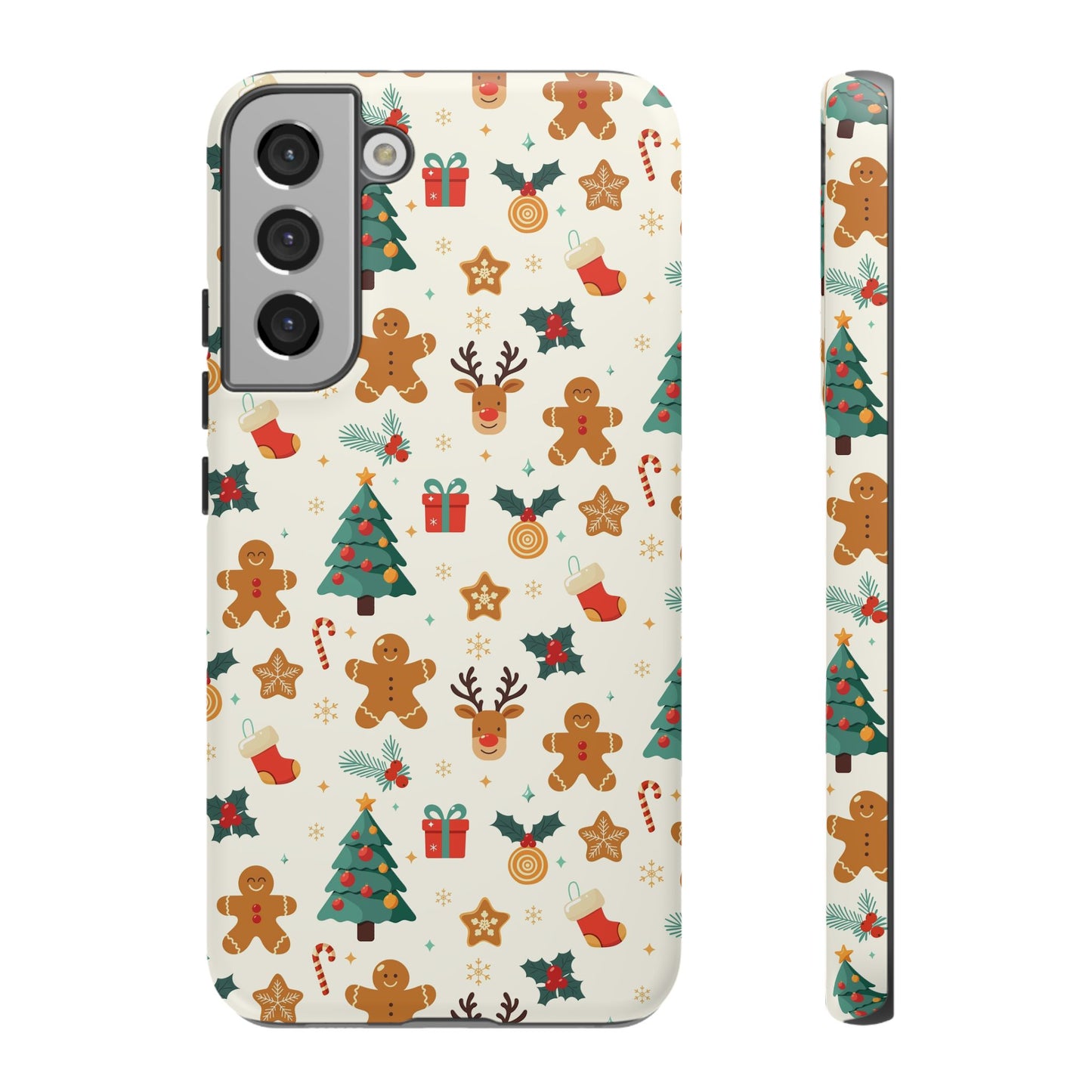 Gingerbread Holidays: Xmas-themed phone case for iPhone, Samsung and Google Pixel