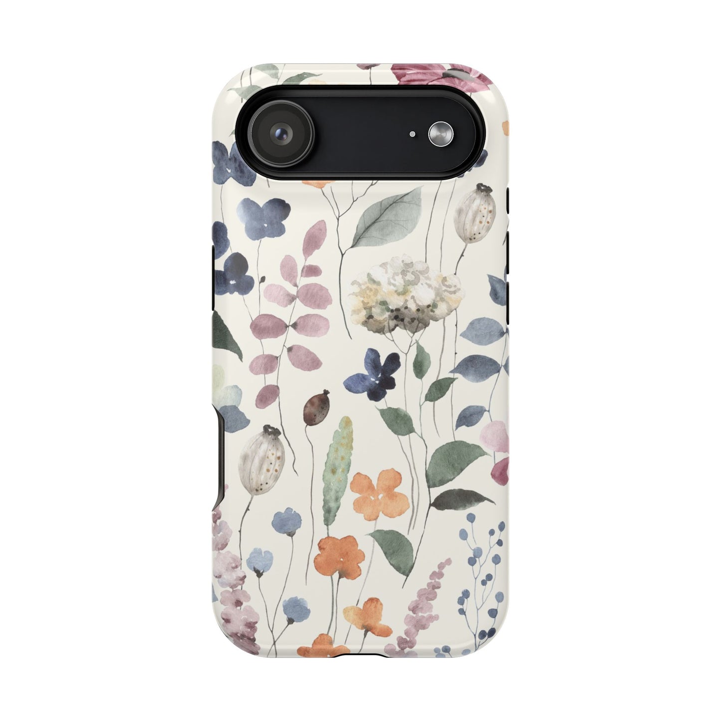 Floral prints phone case for iPhone (MagSafe version)