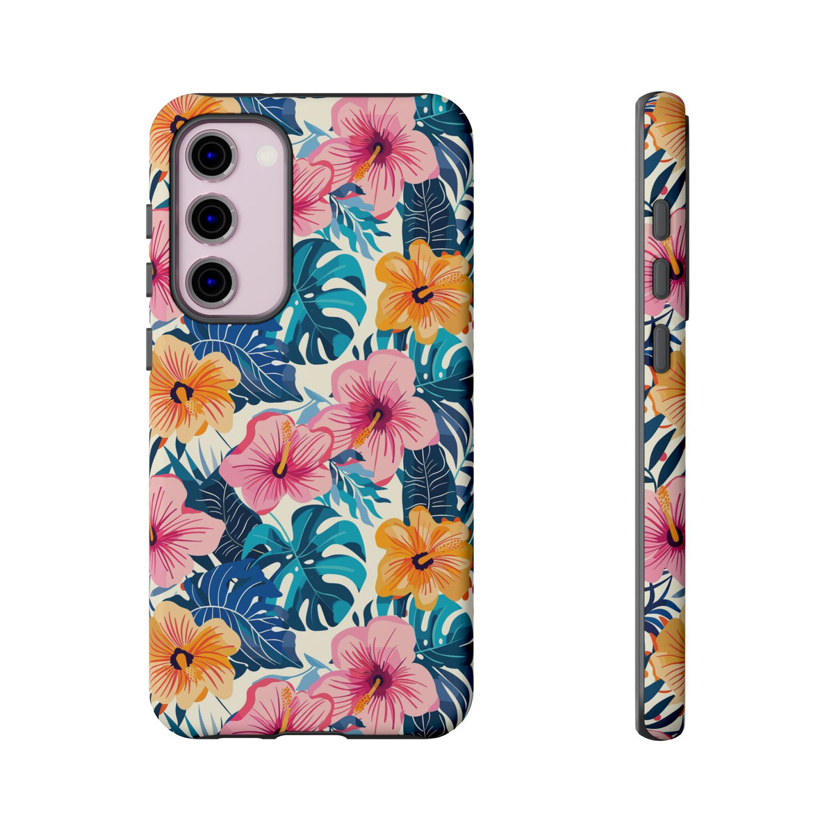 Hibiscus Bloom: Cute Floral Phone Case for iPhone, Samsung and Google Pixel