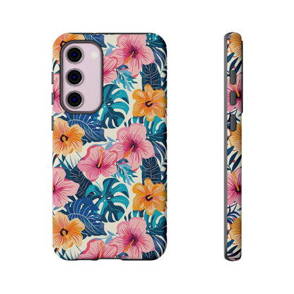 Hibiscus Bloom: Cute Floral Phone Case for iPhone, Samsung and Google Pixel