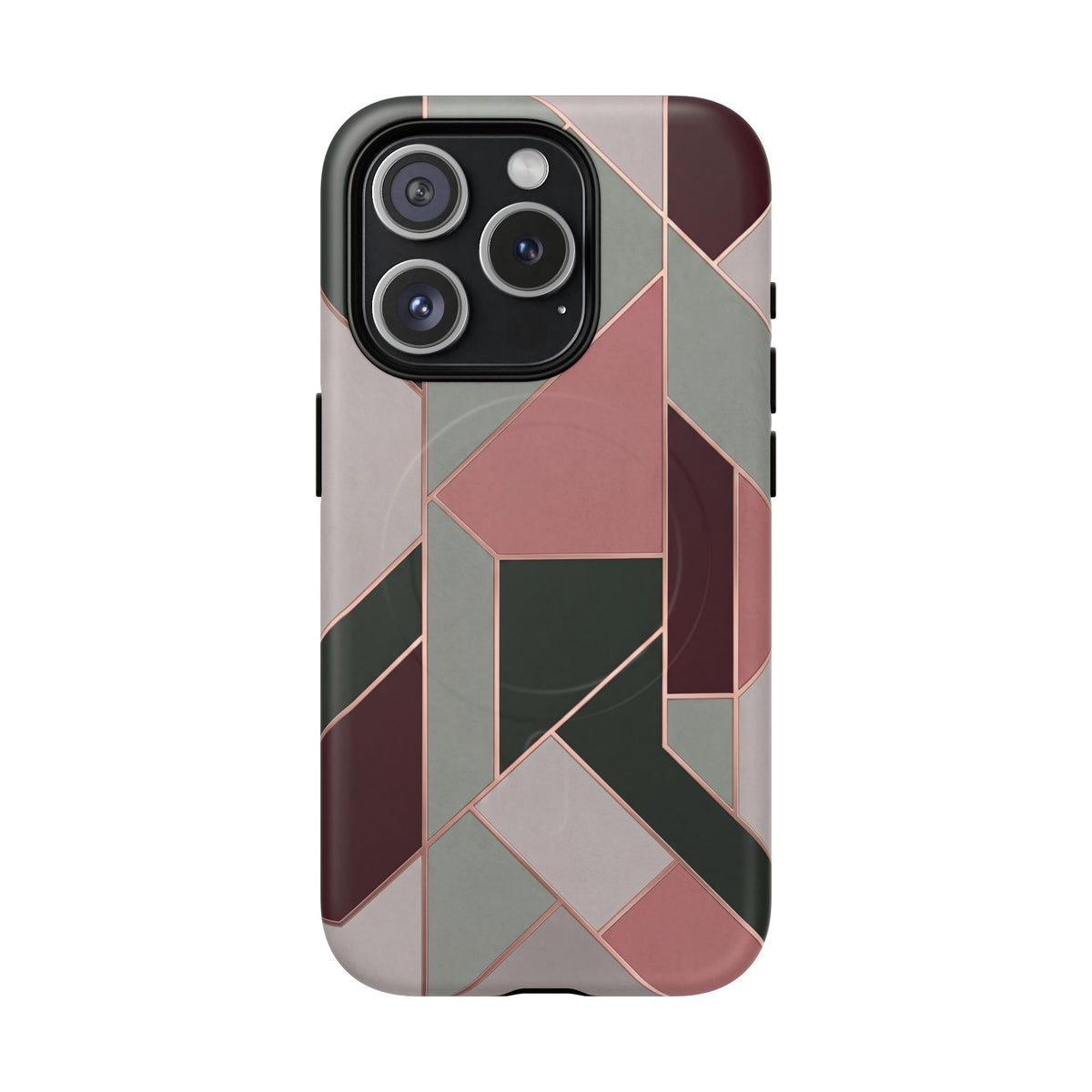Geometric Luxe MagSafe Phone Case for iPhone