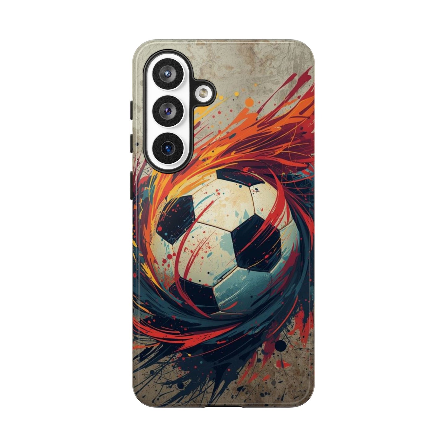 Football Swirl: Phone Case for iPhone, Samsung Galaxy and Google Pixel devices