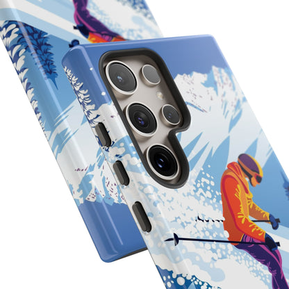 Glacier Rush: Ice Ski inspired phone case for iPhone, Samsung Galaxy and Google  Pixel devices