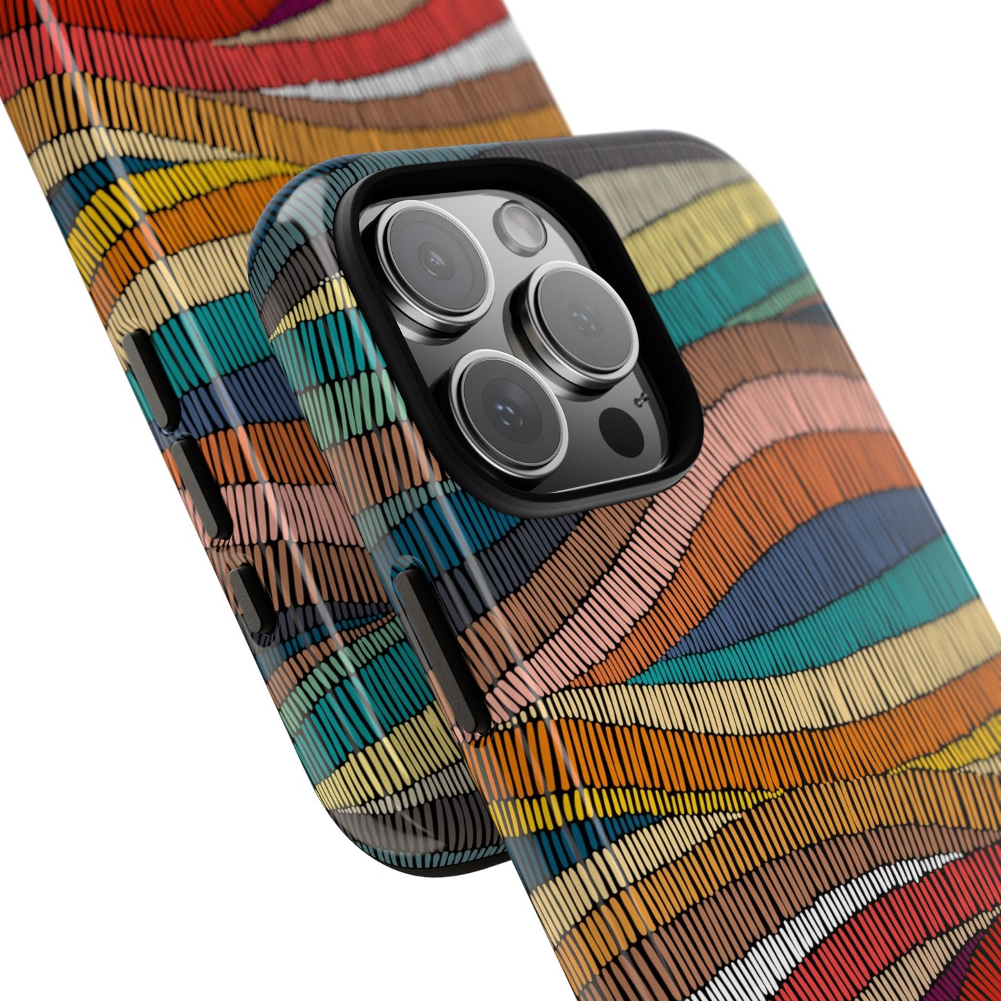 Threaded Harmony: Tapestry-inspired Phone Case for iPhone, Samsung Galaxy and Google Pixel devices