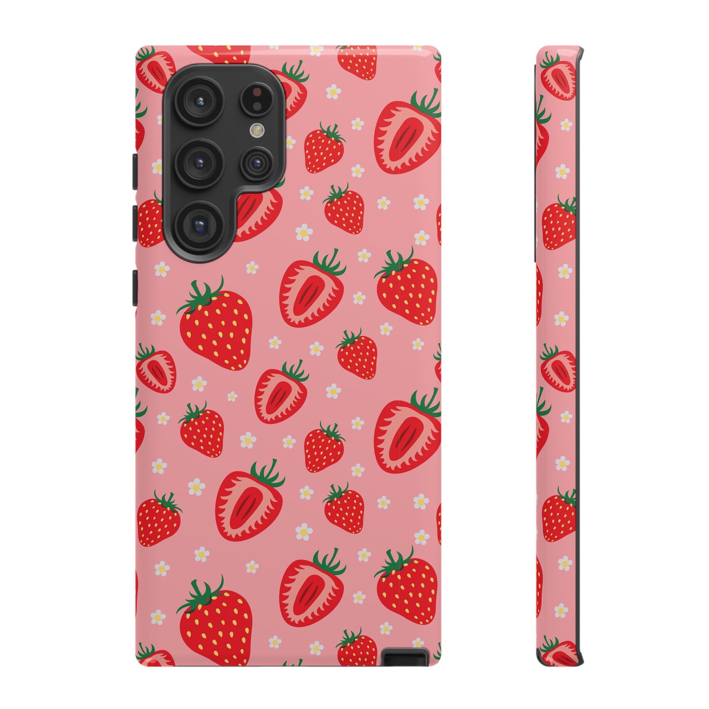 Berry Strawberry: Fruit-inspired phone case for iPhone, Samsung Galaxy and Google Pixel devices