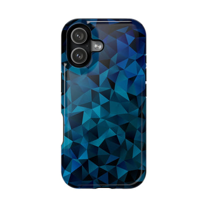 Blue Diamonds (MagSafe version): Elegant phone case for iPhone