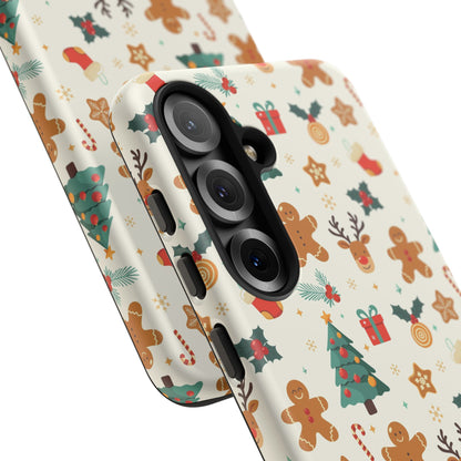 Gingerbread Holidays: Xmas-themed phone case for iPhone, Samsung and Google Pixel