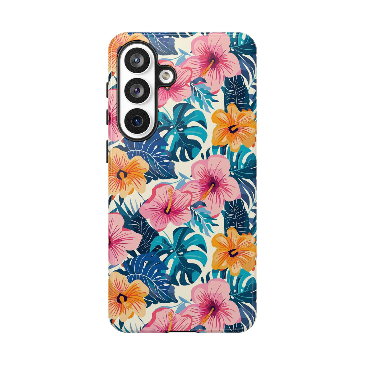 Hibiscus Bloom: Cute Floral Phone Case for iPhone, Samsung and Google Pixel