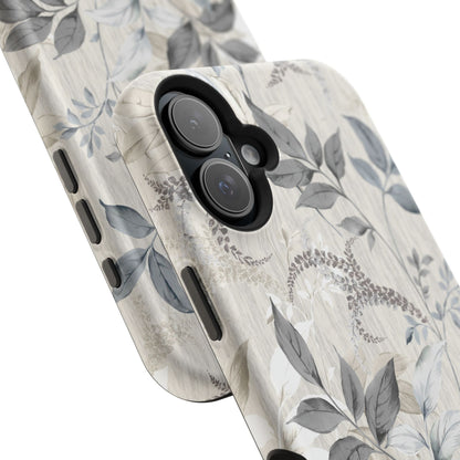 Luxury Leaves (MagSafe version): Artistic case for iPhone, Samsung Galaxy and Google Pixel