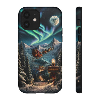 Santa Claus North Pole Adventure: Christmas Themed Phone Case for iPhone, Samsung Galaxy and Google Pixel devices
