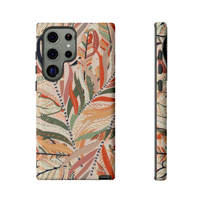 Terracotta Leaves Phone Case: Nature‑Inspired Art for iPhone, Samsung Galaxy and Google Pixel devices