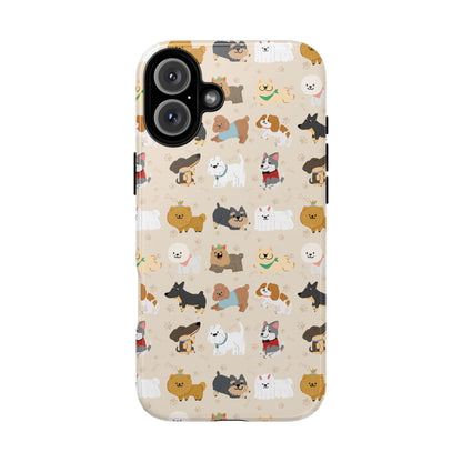 Cute Dogs: Tough Case for iPhone, Samsung Galaxy and Google Pixel devices