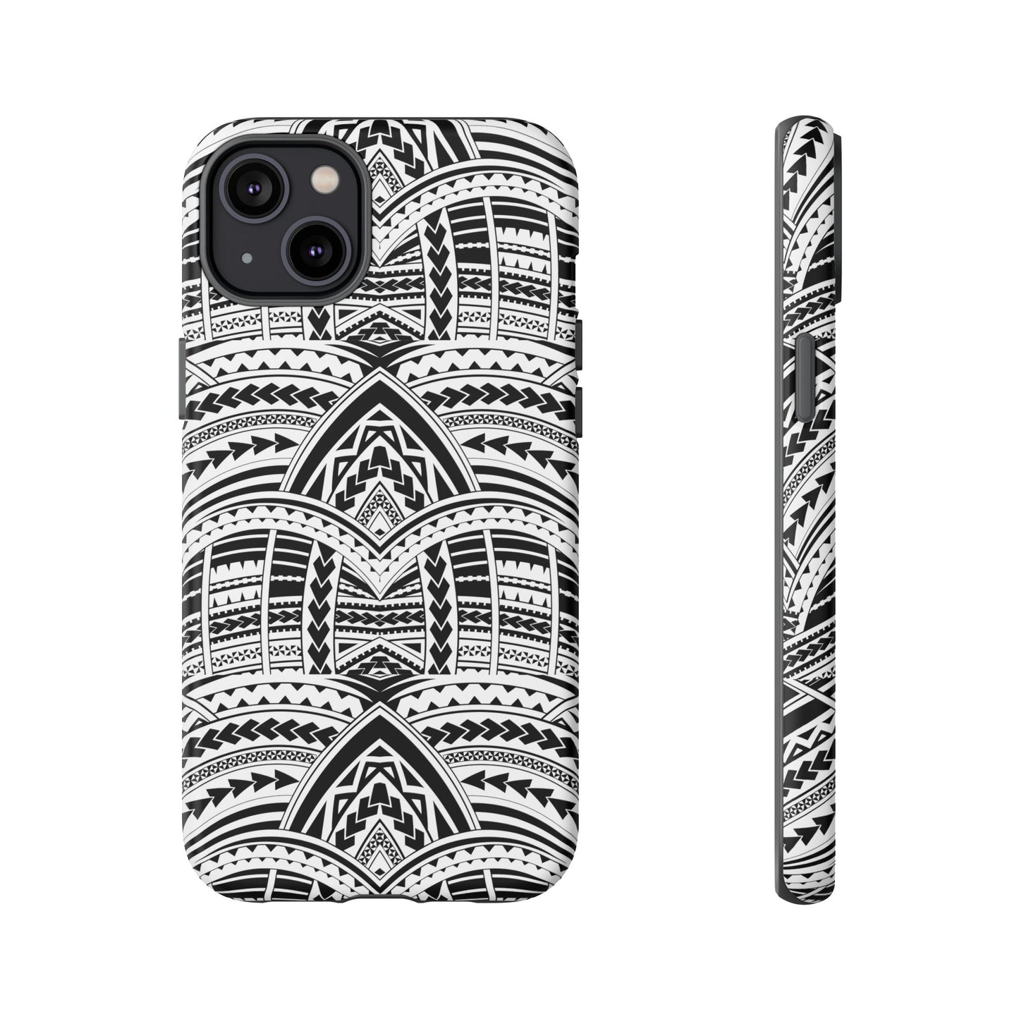 Tatoeage: telefoonhoesje met tribalpatroon voor iPhone, Samsung Galaxy en Google Pixel