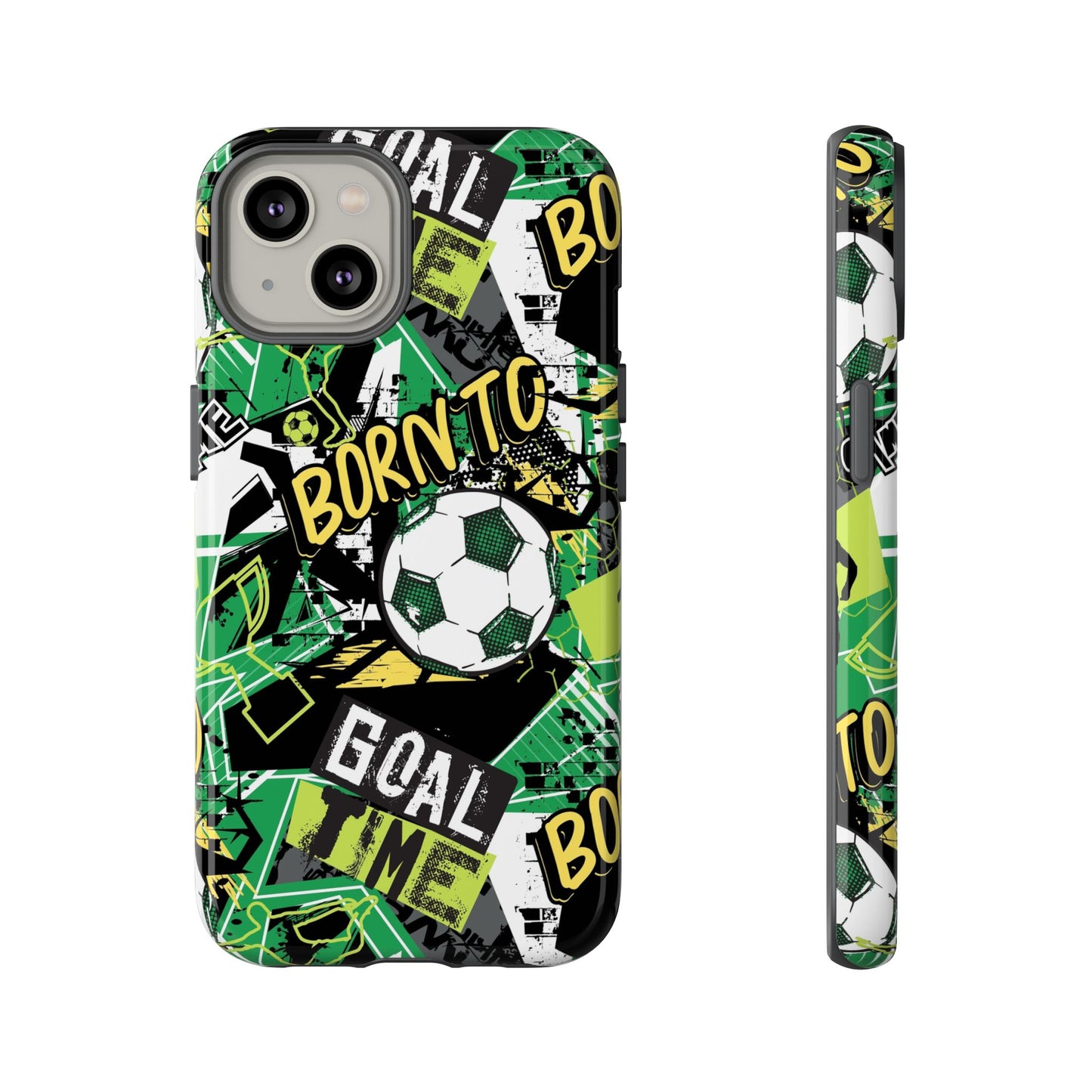 Born to Goal: Football-inspired phone case for iPhone and Samsung Galaxy