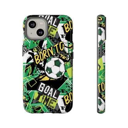 Born to Goal: Football-inspired phone case for iPhone and Samsung Galaxy
