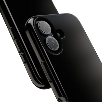 Space Black: Pure black phone case for iPhone, Samsung Galaxy and Google Pixel devices