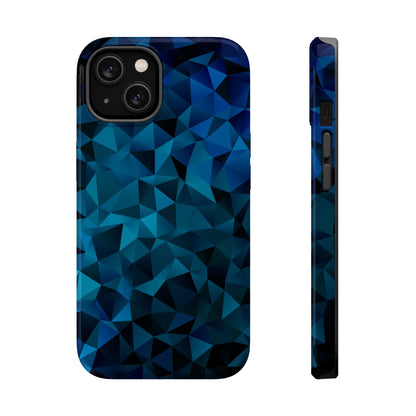 Blue Diamonds (MagSafe version): Elegant phone case for iPhone