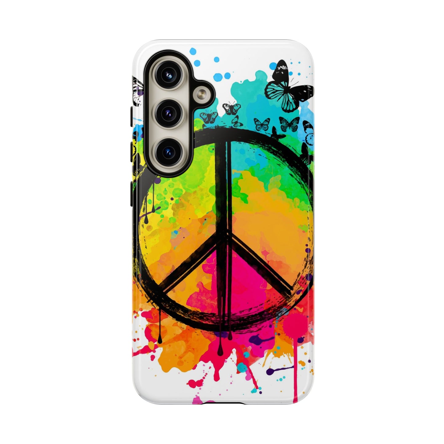 Peace Bloom: Inspiring Phone Case for iPhone and Samsung Galaxy