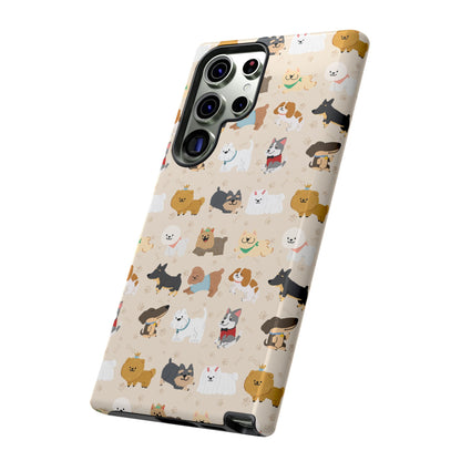 Cute Dogs: Tough Case for iPhone, Samsung Galaxy and Google Pixel devices