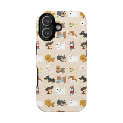 Cute Dogs: Tough Case for iPhone, Samsung Galaxy and Google Pixel devices