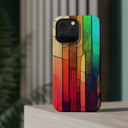 Stained Glass Design MagSafe Case for iPhone