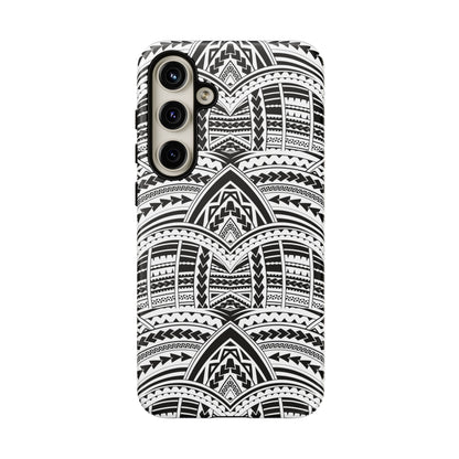 Tatoeage: telefoonhoesje met tribalpatroon voor iPhone, Samsung Galaxy en Google Pixel