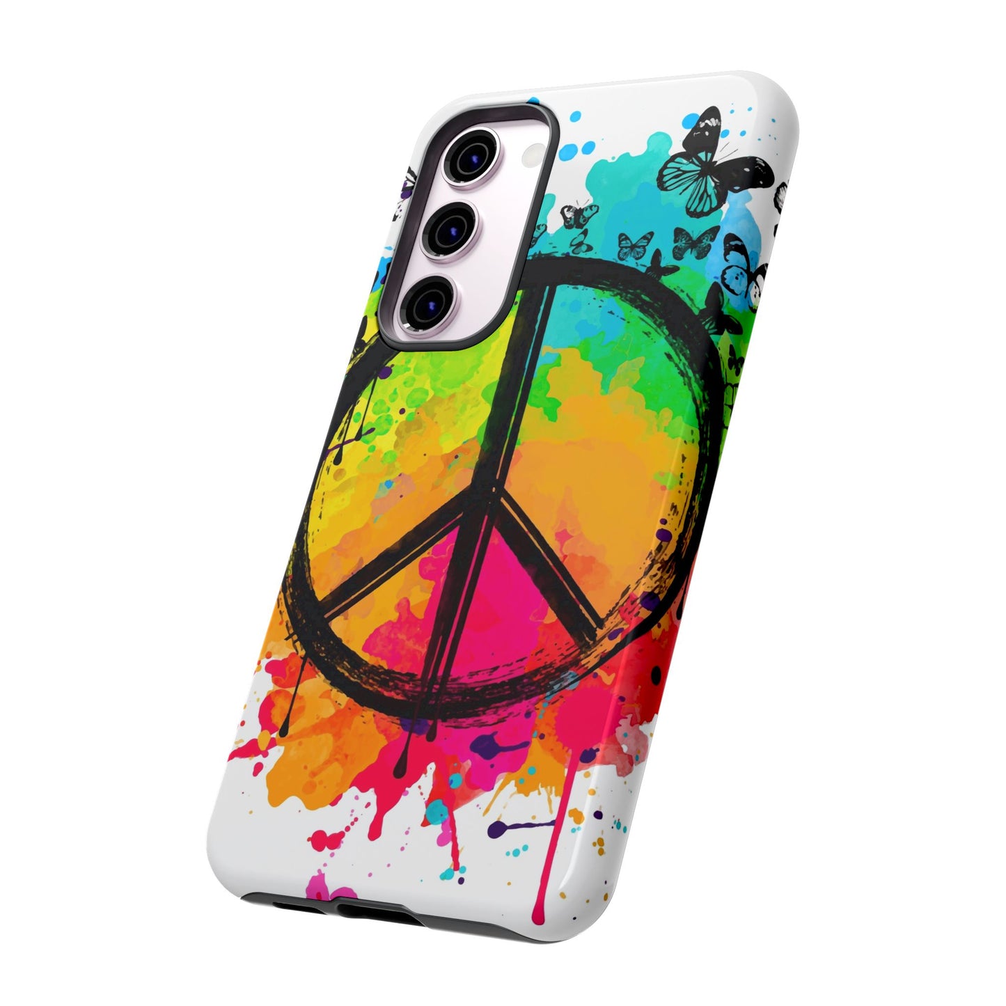 Peace Bloom: Inspiring Phone Case for iPhone and Samsung Galaxy