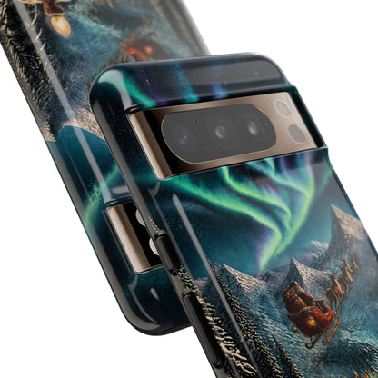 Santa Claus North Pole Adventure: Christmas Themed Phone Case for iPhone, Samsung Galaxy and Google Pixel devices