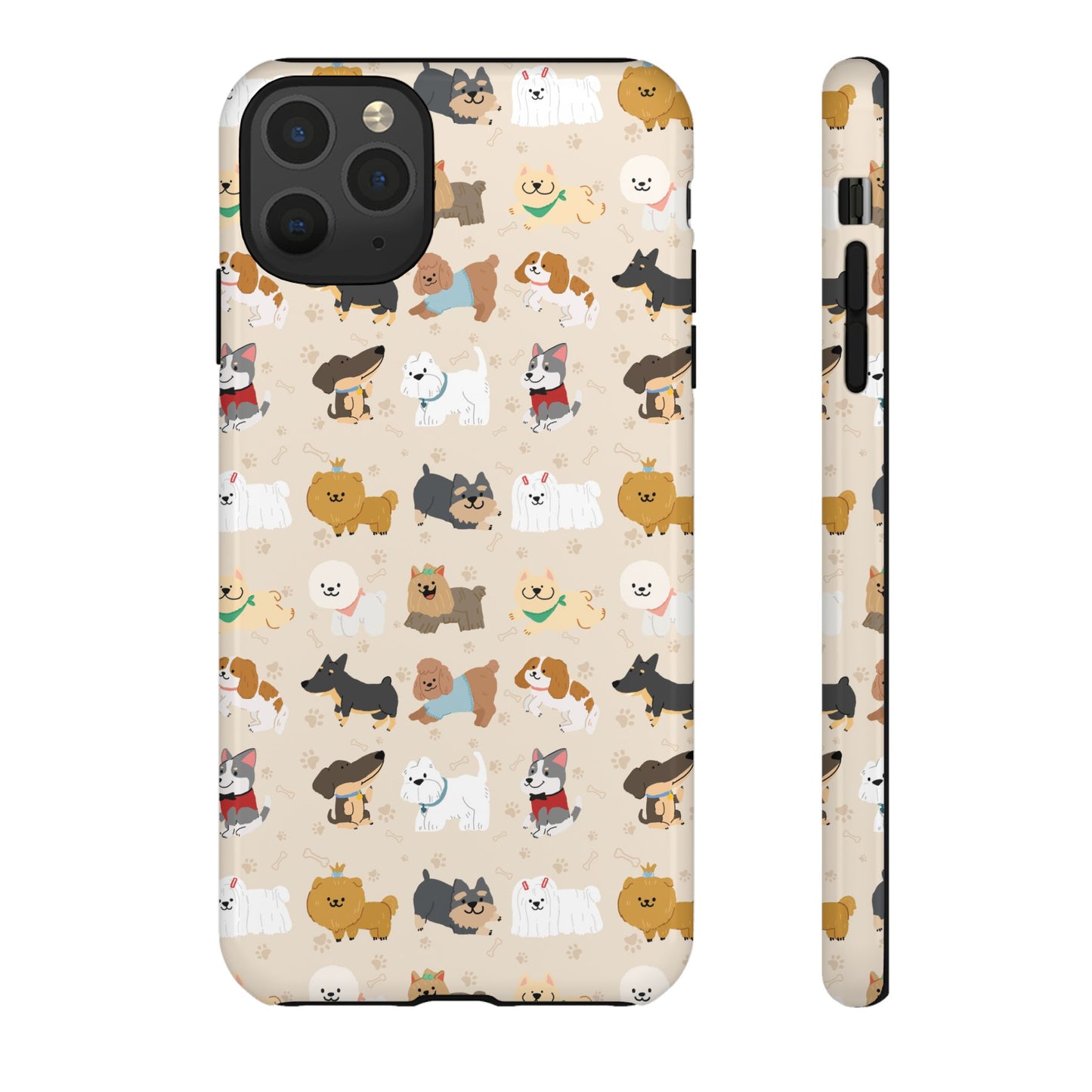 Cute Dogs: Tough Case for iPhone, Samsung Galaxy and Google Pixel devices