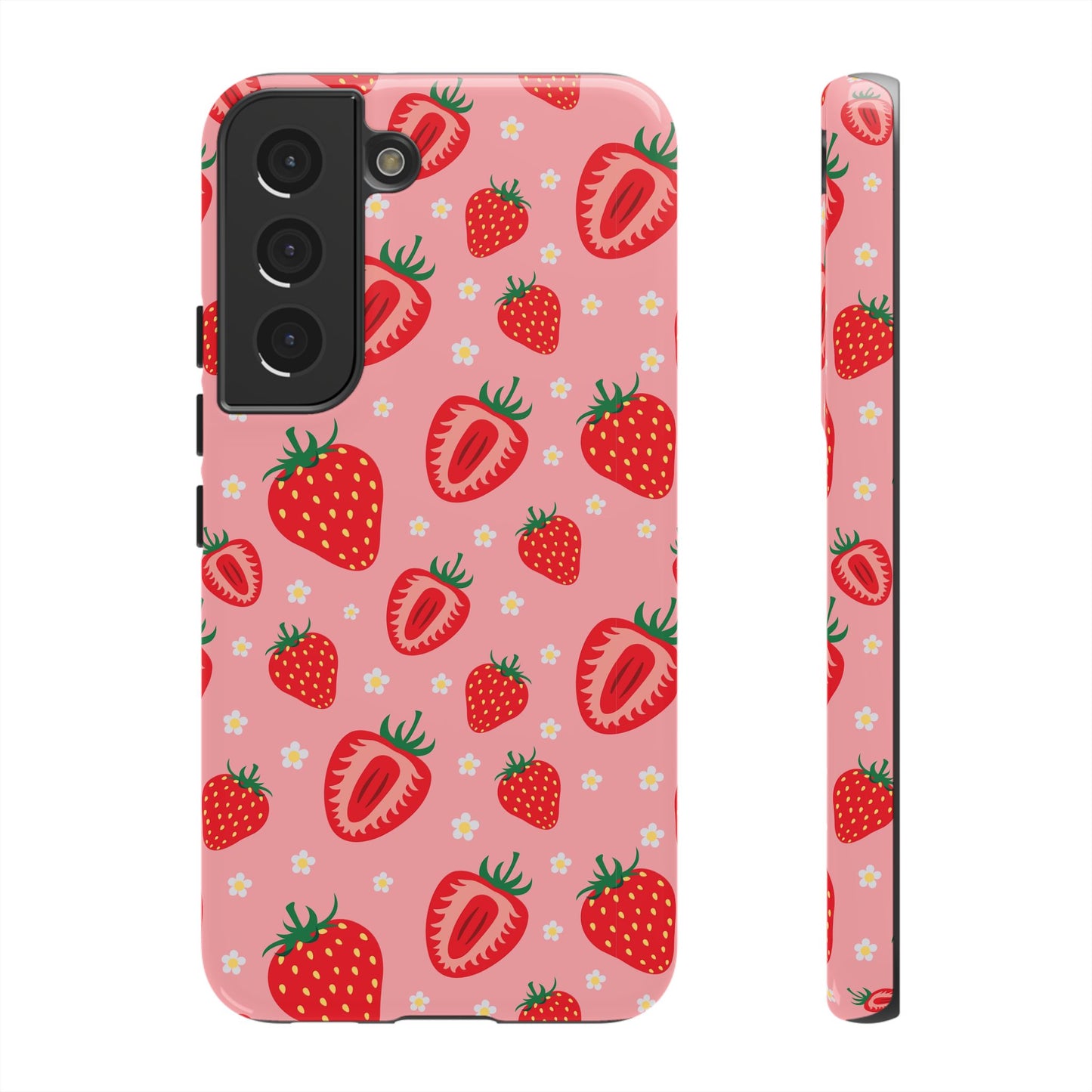 Berry Strawberry: Fruit-inspired phone case for iPhone, Samsung Galaxy and Google Pixel devices