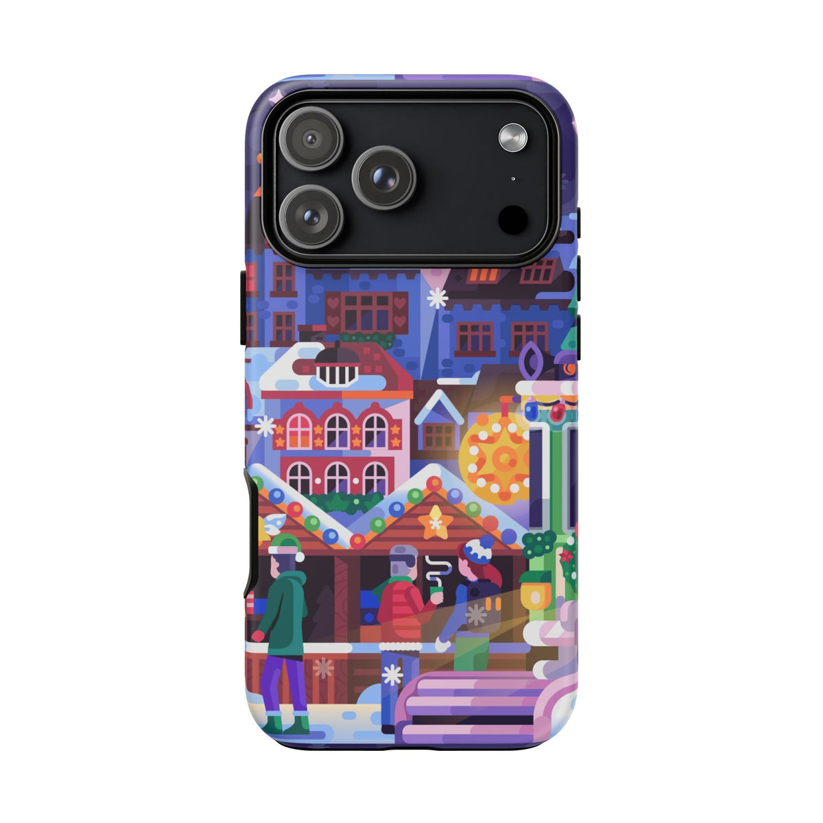 Christmas Fair in Old Town: Holiday-Themed case for iPhone, Samsung Galaxy and Google Pixel