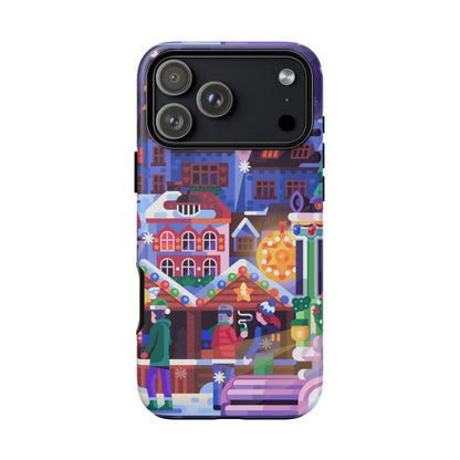 Christmas Fair in Old Town: Holiday-Themed case for iPhone, Samsung Galaxy and Google Pixel