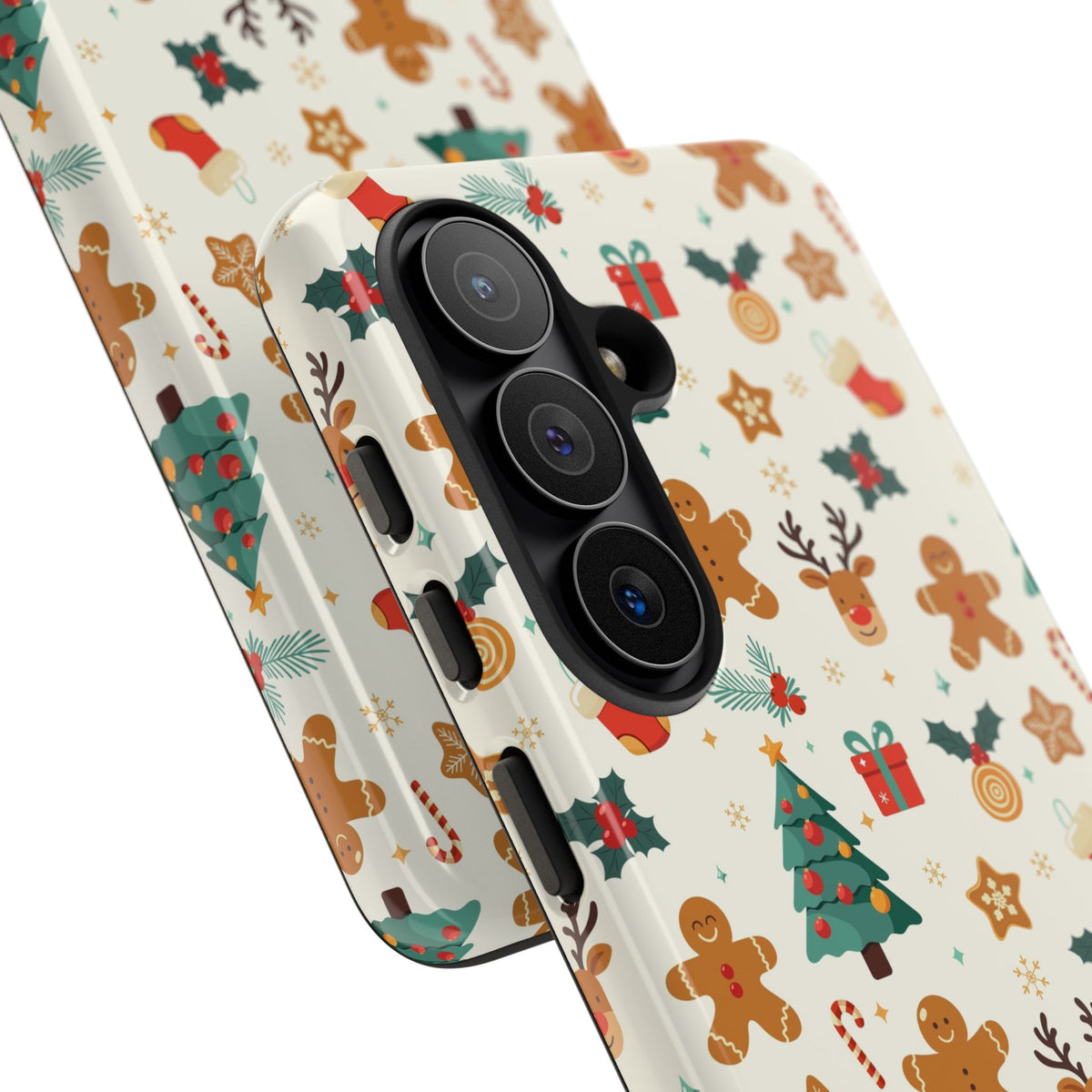 Gingerbread Holidays: Xmas-themed phone case for iPhone, Samsung and Google Pixel