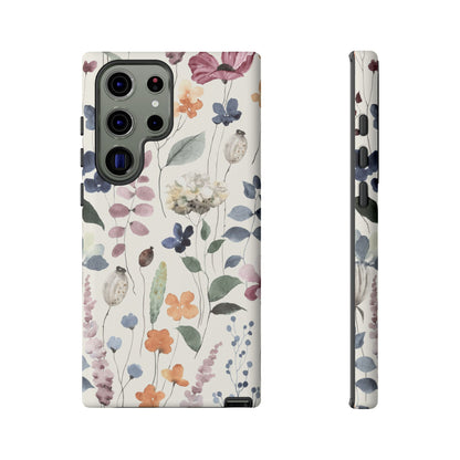 Floral Prints Phone Case for iPhone, Samsung Galaxy and Pixel devices