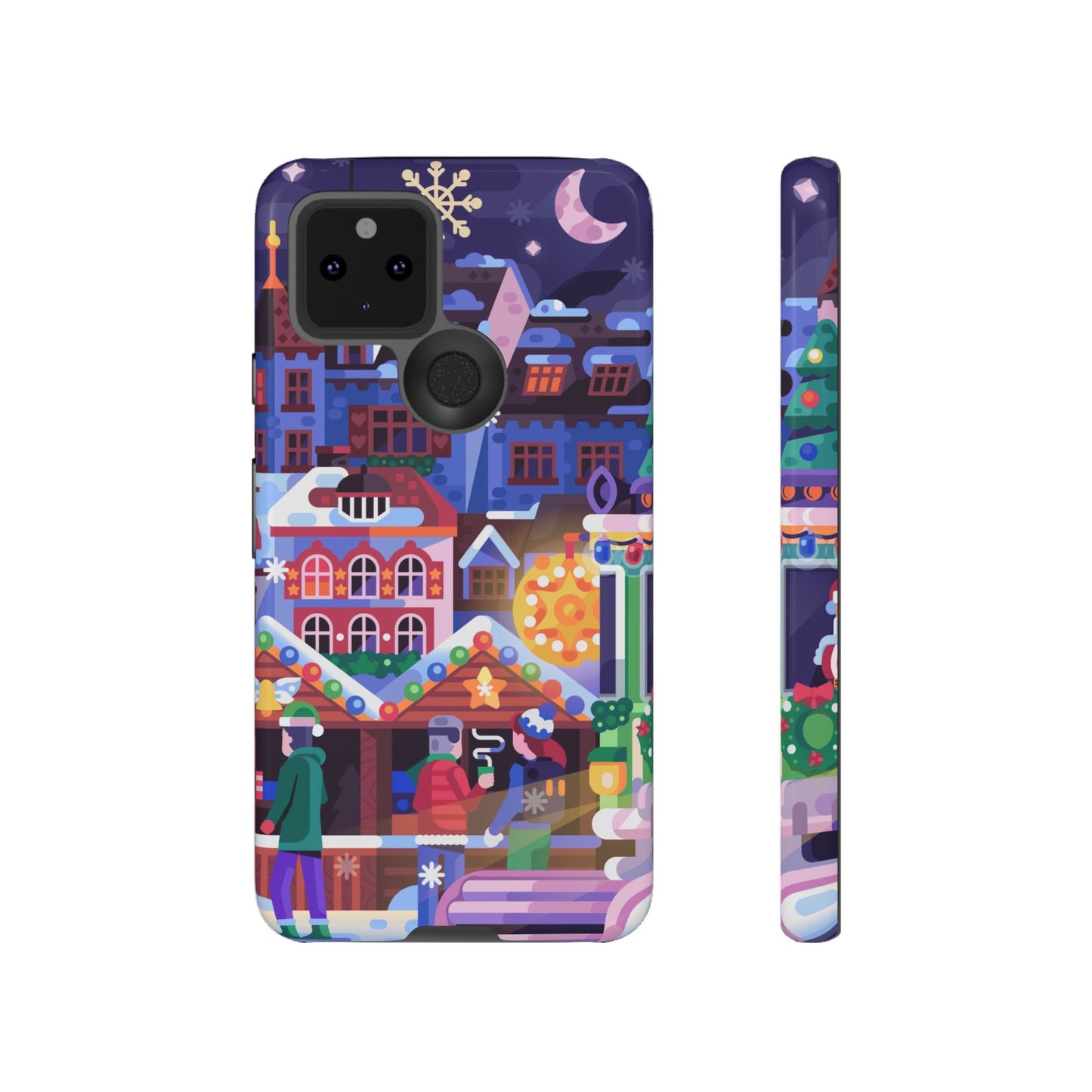 Christmas fair in Old Town: Holiday-Themed case for iPhone, Samsung Galaxy and Google Pixel