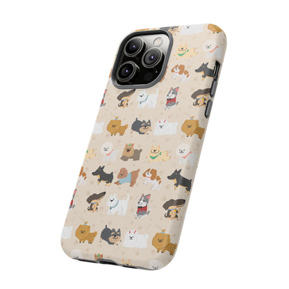 Cute Dogs: Tough Case for iPhone, Samsung Galaxy and Google Pixel devices