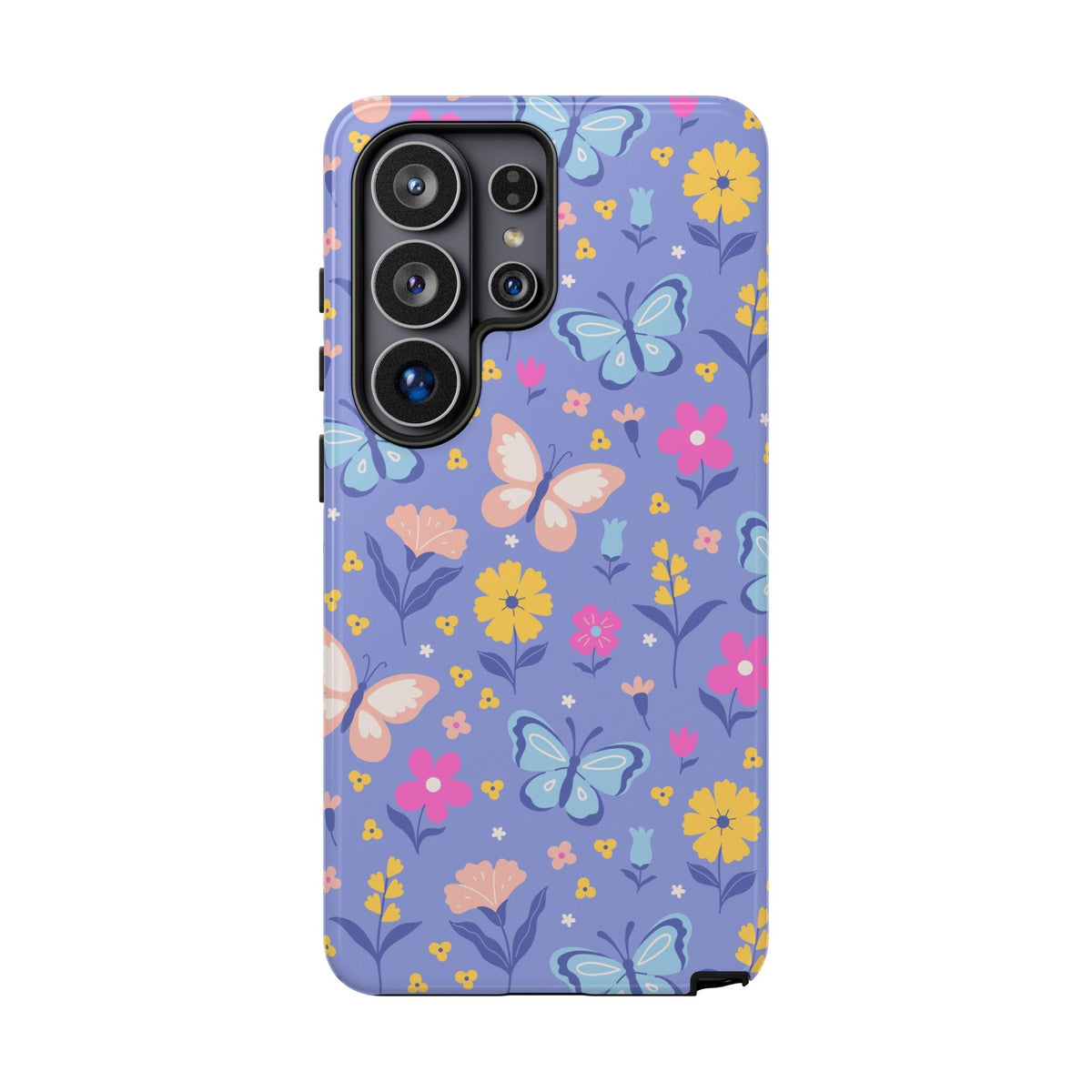 Lavender Butterflies: Tough Phone Case for iPhone, Samsung Galaxy and Google Pixel