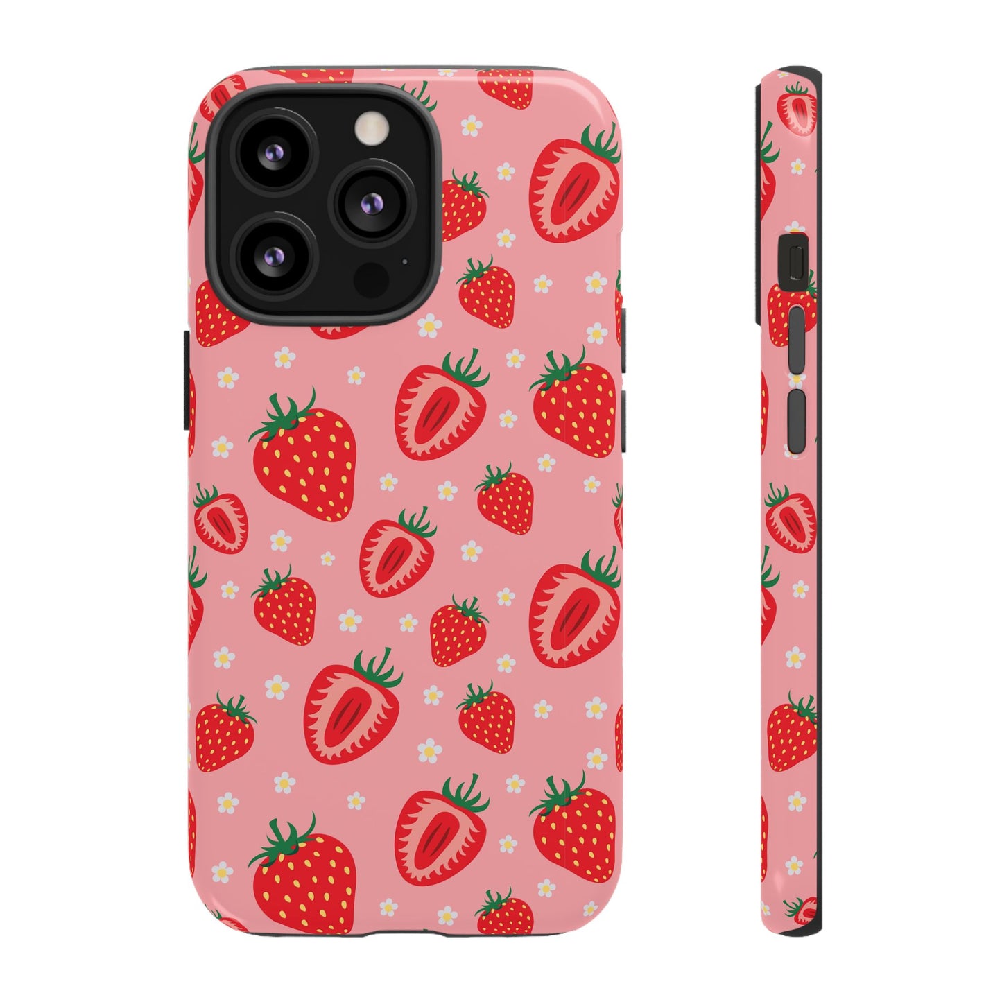 Berry Strawberry: Fruit-inspired phone case for iPhone, Samsung Galaxy and Google Pixel devices