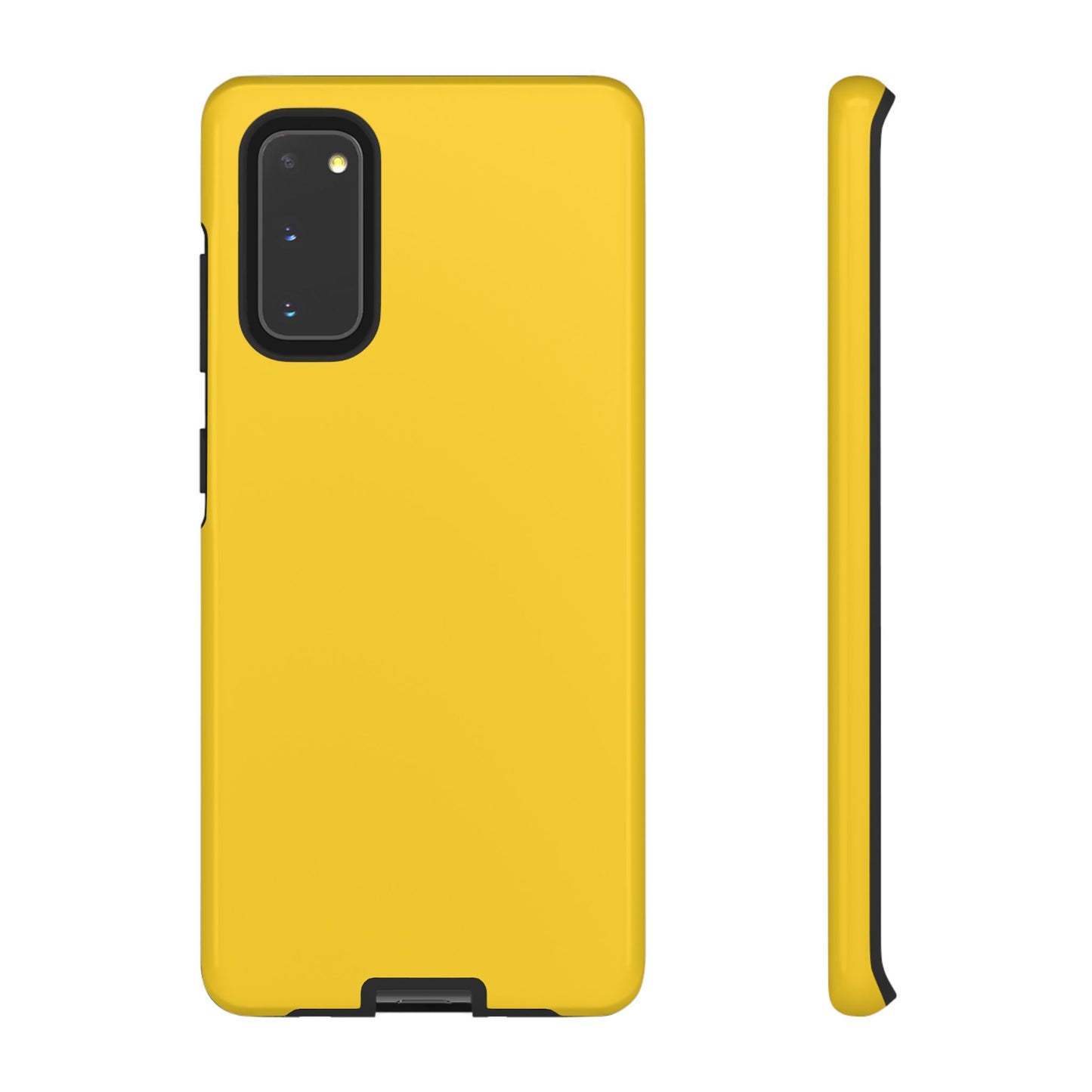 Luscious Yellow: Plain Sunburst-Inspired Color for iPhone, Samsung Galaxy and Google Pixel devices