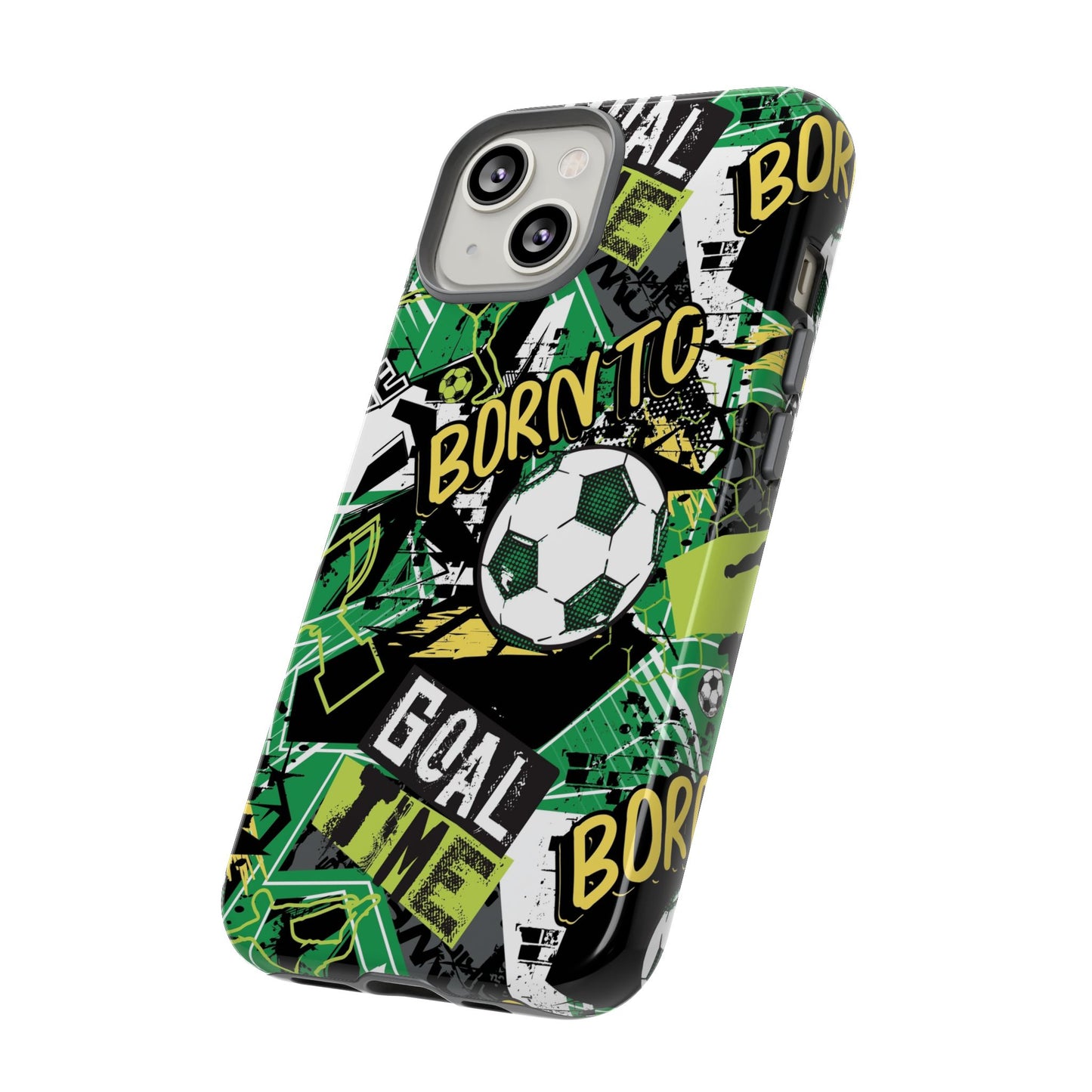 Born to Goal: Football-inspired phone case for iPhone and Samsung Galaxy