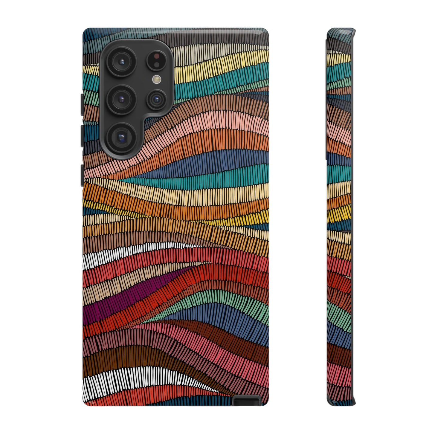 Threaded Harmony: Tapestry-inspired Phone Case for iPhone, Samsung Galaxy and Google Pixel devices