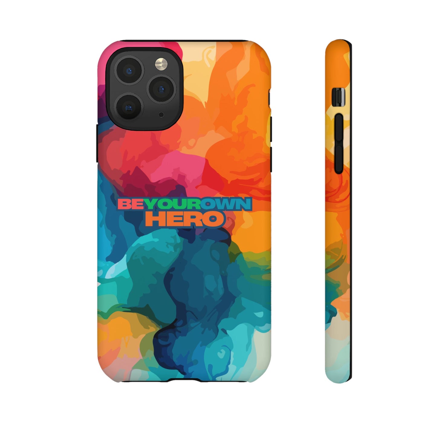 Be Your Own Hero: Inspiring Quote Phone Case for iPhone, Samsung Galaxy and Google Pixel