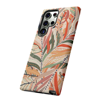 Terracotta Leaves Phone Case: Nature‑Inspired Art for iPhone, Samsung Galaxy and Google Pixel devices
